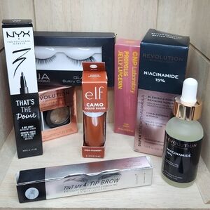 NYX Eyeliner and e.l.f. Liquid Blush Set
